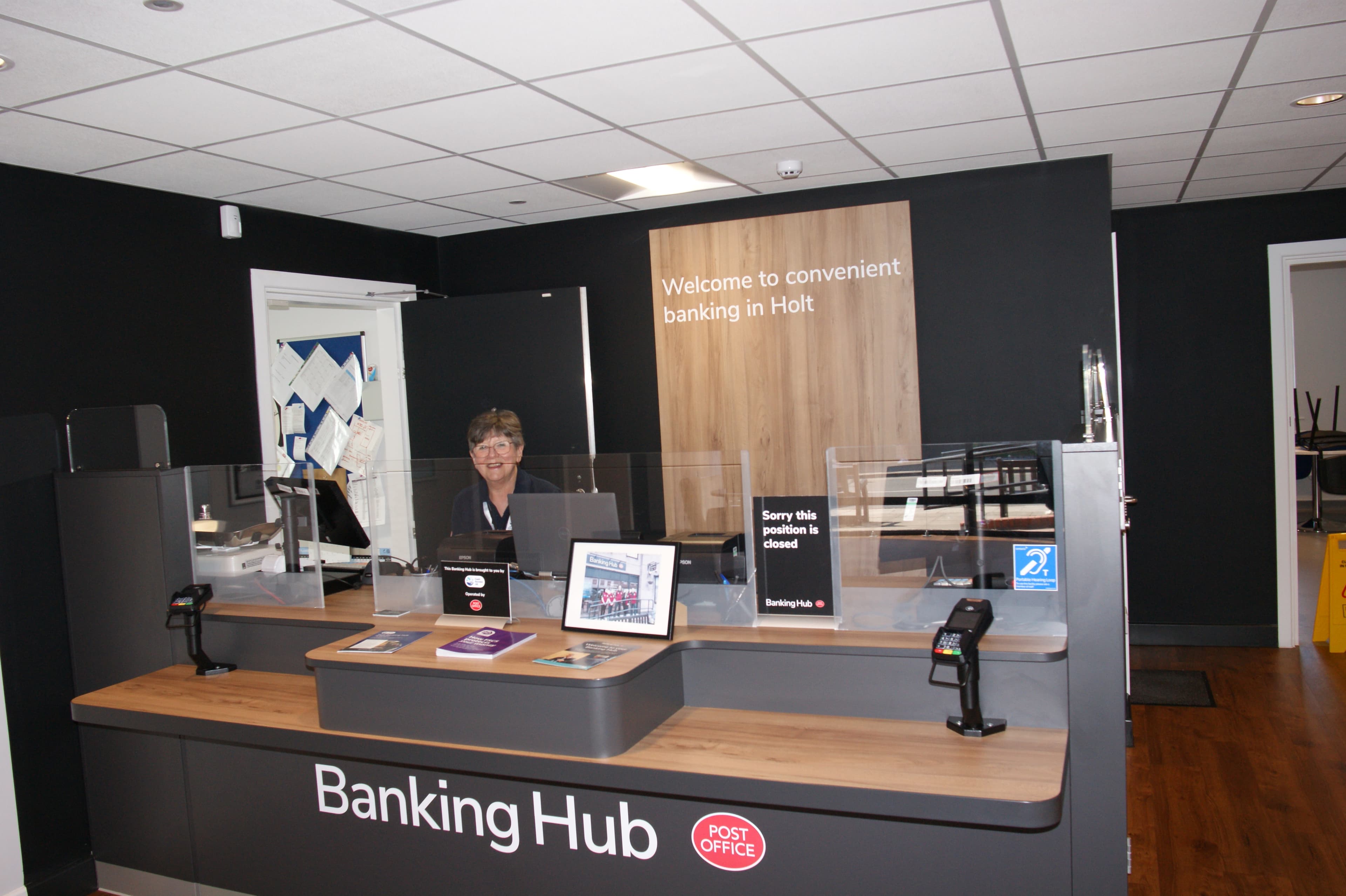 Banking Hub counter services in Holt